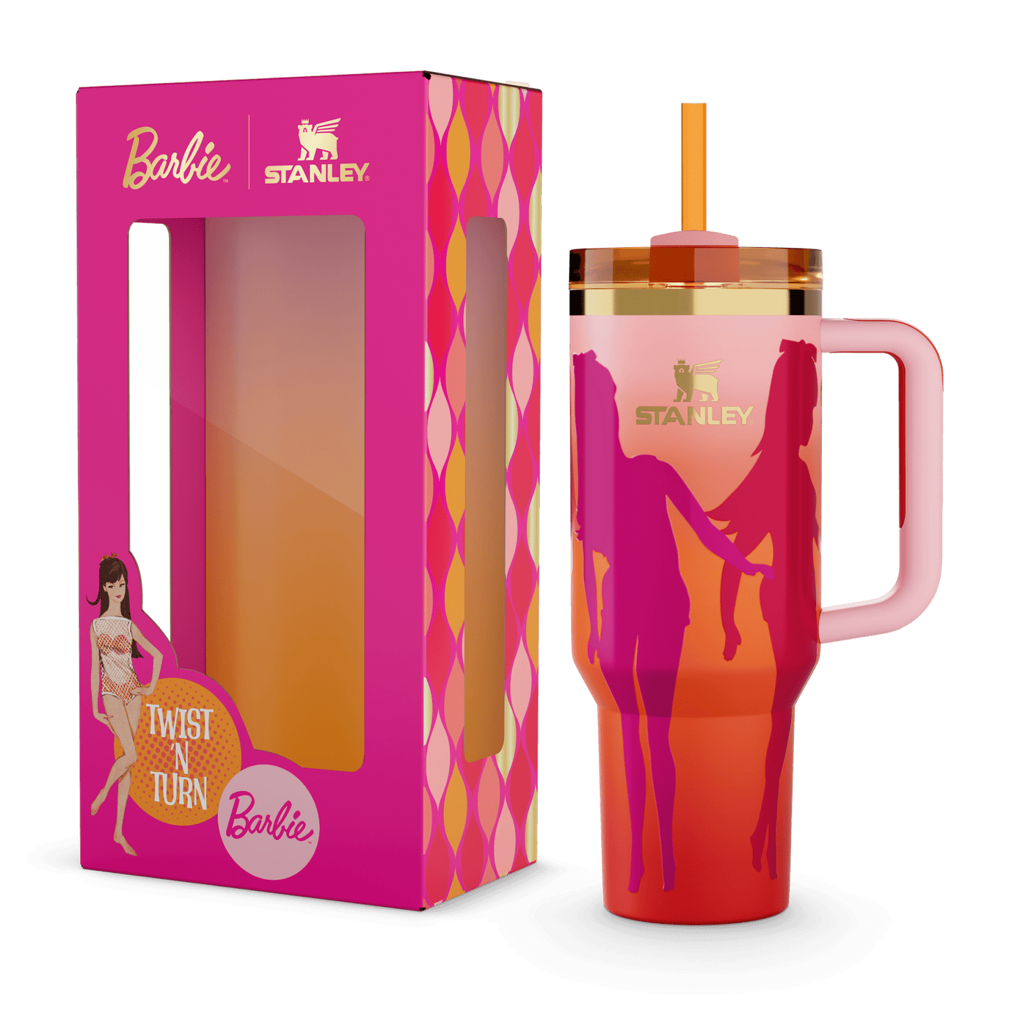 The Barbie™ x Stanley ’60s Twist ’N Turn Quencher | 40 OZ (Vault)